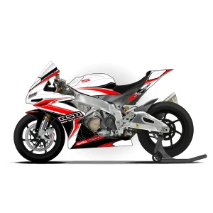 Kit déco ASD Aprilia RSV4 1000 2015/20 Blanc / Rouge / Noir